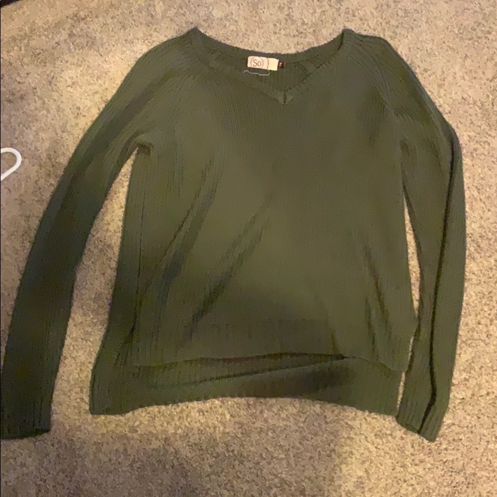 Hunter green sweater